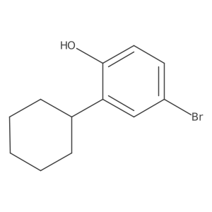 4-Bromo-2-cyclohexyl-phenol结构式