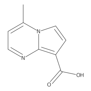 4-Methylpyrrolo[1,2-a]pyrimidine-8-carboxylicacid Structure