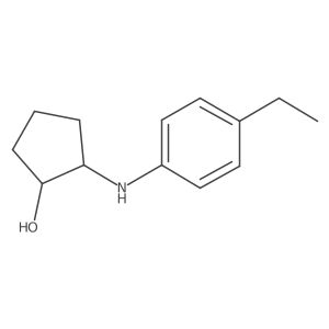 (1R,2R)-2-[(4-ethylphenyl)amino]cyclopentan-1-ol Structure