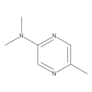 N,N,5-trimethylpyrazin-2-amine结构式