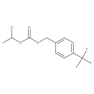 1-Chloroethyl [4-(trifluoromethyl)phenyl]methyl carbonate Structure
