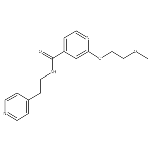 2-(2-methoxyethoxy)-N-(2-(pyridin-4-yl)ethyl)isonicotinamide Structure