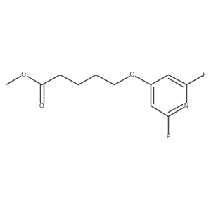 Methyl 5-((2,6-difluoropyridin-4-YL)oxy)pentanoate Structure