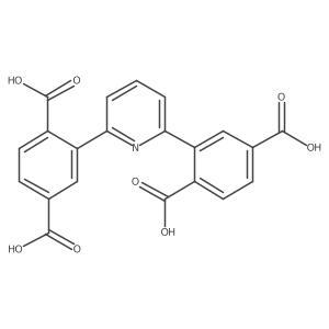 2,6-Di(2',5'-dicarboxylphenyl)pyridine Structure