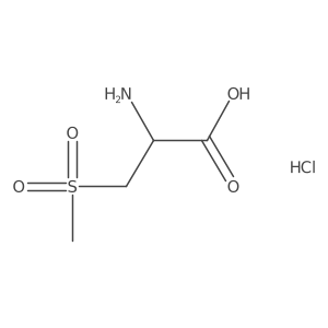 (2R)-2-amino-3-methanesulfonylpropanoic acid hydrochloride结构式
