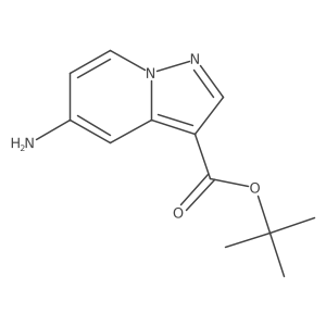 Tert-butyl 5-aminopyrazolo[1,5-a]pyridine-3-carboxylate结构式