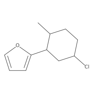 2-(5-Chloro-2-methylcyclohexyl)furan Structure