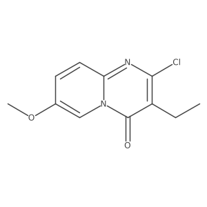 2-chloro-3-ethyl-7-methoxy-4H-pyrido[1,2-a]pyrimidin-4-one结构式