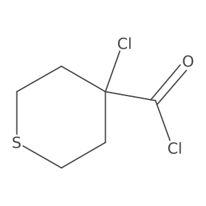 4-Chlorothiane-4-carbonyl chloride结构式