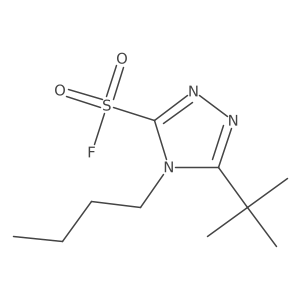 4-butyl-5-tert-butyl-4H-1,2,4-triazole-3-sulfonyl fluoride结构式