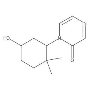 1-(5-Hydroxy-2,2-dimethylcyclohexyl)-1,2-dihydropyrazin-2-one Structure