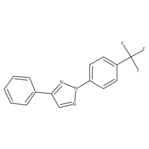 4-phenyl-2-(4-(trifluoromethyl)phenyl)-2H-1,2,3-triazole结构式