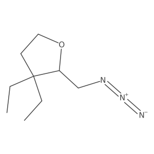 2-(Azidomethyl)-3,3-diethyloxolane Structure