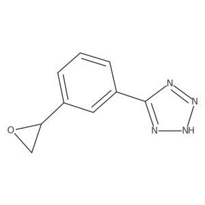 5-{3-[(2R)-oxiran-2-yl]phenyl}-1H-1,2,3,4-tetrazole Structure
