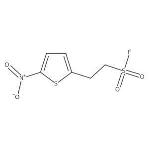 2-(5-Nitrothiophen-2-yl)ethane-1-sulfonyl fluoride结构式