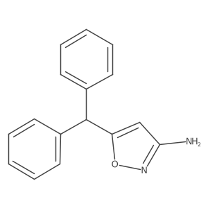 5-(Diphenylmethyl)-1,2-oxazol-3-amine Structure