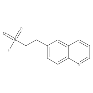 2-(Quinolin-6-yl)ethane-1-sulfonyl fluoride Structure