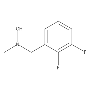 N-[(2,3-difluorophenyl)methyl]-N-methylhydroxylamine Structure