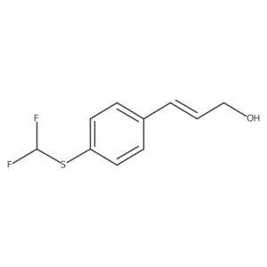 3-{4-[(Difluoromethyl)sulfanyl]phenyl}prop-2-en-1-ol结构式