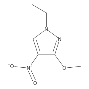 1-ethyl-3-methoxy-4-nitro-1H-pyrazole Structure
