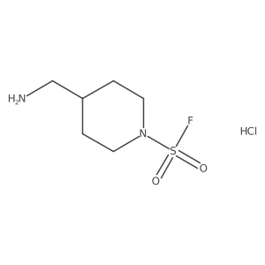 4-(Aminomethyl)piperidine-1-sulfonyl fluoride;hydrochloride Structure