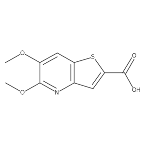 5,6-Dimethoxythieno[3,2-b]pyridine-2-carboxylic acid Structure