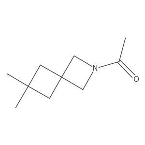 1-{6,6-Dimethyl-2-azaspiro[3.3]heptan-2-yl}ethan-1-one结构式