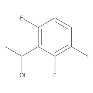 1-(2,6-Difluoro-3-iodophenyl)ethanol结构式