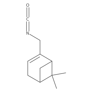 2-(Isocyanatomethyl)-6,6-dimethylbicyclo[3.1.1]hept-2-ene结构式