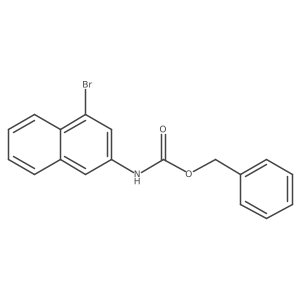 benzyl N-(4-bromonaphthalen-2-yl)carbamate Structure