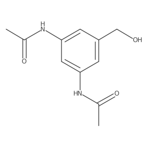 Acetamide, N,Na(2)-[5-(hydroxymethyl)-1,3-phenylene]bis-结构式