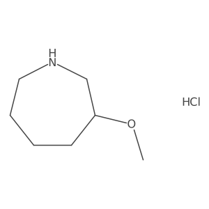 3-Methoxyazepane hydrochloride结构式
