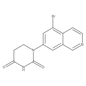 1-(5-Bromoisoquinolin-7-yl)-1,3-diazinane-2,4-dione结构式