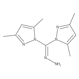 Pyrazole, 1,1a(2)-carbonylbis[3,5-dimethyl-, hydrazone Structure