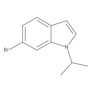 6-Bromo-1-isopropylindole Structure