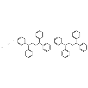 Chlorobis(dppe)iron hydride Structure