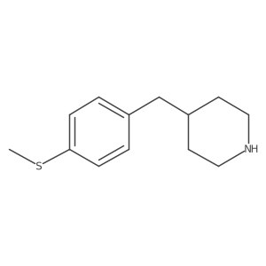 4-{[4-(Methylsulfanyl)phenyl]methyl}piperidine结构式