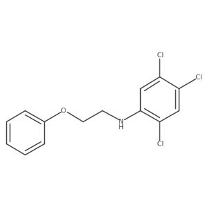 2,4,5-Trichloro-N-(2-phenoxyethyl)benzenamine Structure