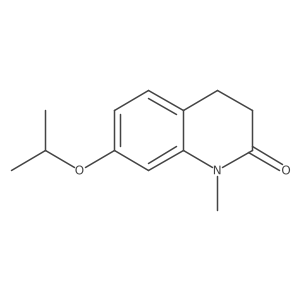 3,4-Dihydro-1-methyl-7-(1-methylethoxy)-2(1h)-quinolinone Structure