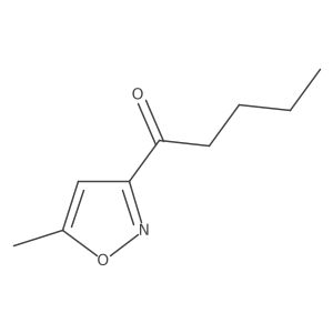 1-(5-Methylisoxazol-3-yl)pentan-1-one Structure