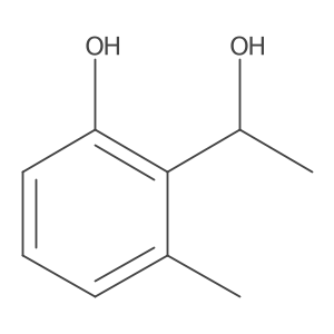 2-[(1R)-1-hydroxyethyl]-3-methylphenol Structure