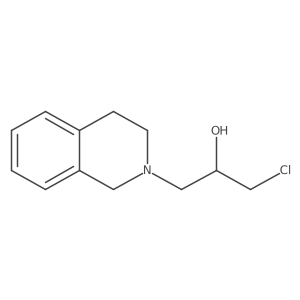 1-Chloro-3-(1,2,3,4-tetrahydroisoquinolin-2-yl)propan-2-ol结构式