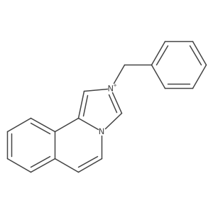 2-(Phenylmethyl)imidazo[5,1-a]isoquinolinium结构式