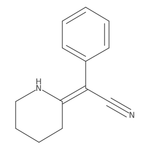 (2Z)-phenyl(piperidin-2-ylidene)acetonitrile结构式
