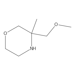 3-(Methoxymethyl)-3-methylmorpholine Structure