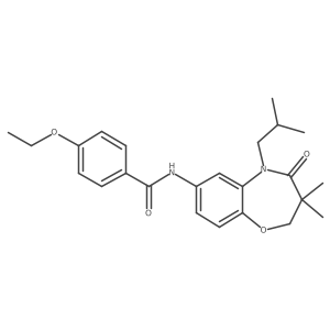 4-ethoxy-N-(5-isobutyl-3,3-dimethyl-4-oxo-2,3,4,5-tetrahydrobenzo[b][1,4]oxazepin-7-yl)benzamide Structure