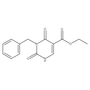 Ethyl 3-benzyl-2,4-dioxo-1,2,3,4-tetrahydropyrimidine-5-carboxylate Structure