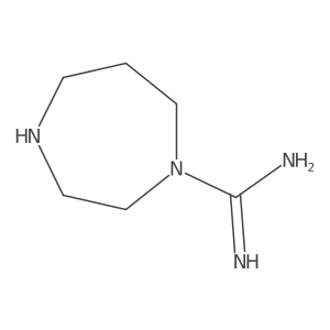 1,4-Diazepane-1-carboximidamide结构式