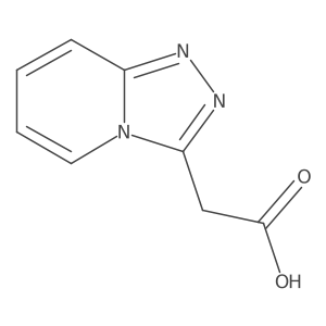 2-{[1,2,4]Triazolo[4,3-a]pyridin-3-yl}acetic acid结构式