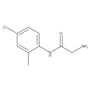 2-Amino-n-(4-chloro-2-methyl-phenyl)-acetamide结构式